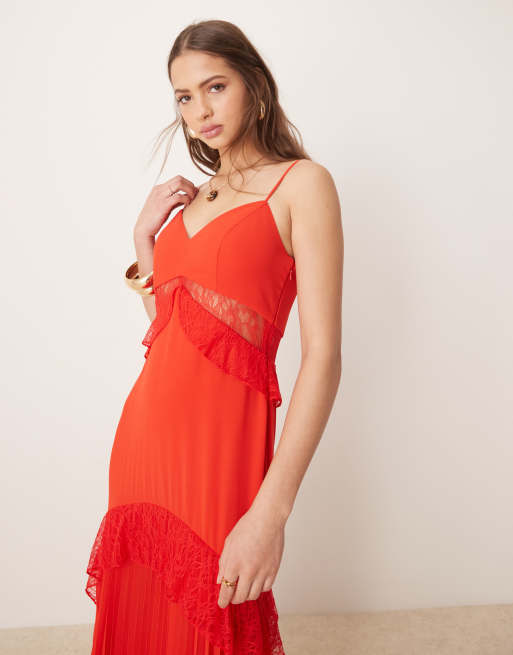 forever new red lace dress Let your party wardrobe make a statement with our pretty lace midi dress.  Shop our Ivanka Lace V-Neck Midi Dress as seen on @smridhisibal in-store  and online. . . . . . . . . . . #