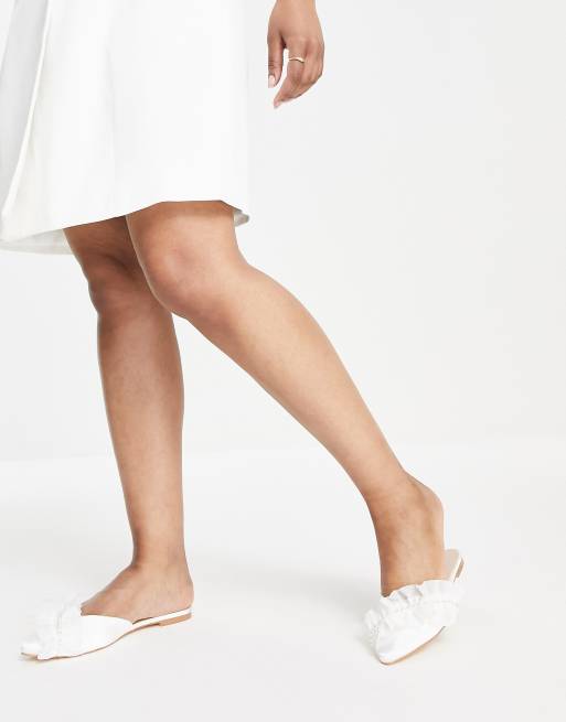 Forever New - Sliders da sposa color avorio, 3 di 4