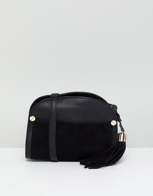 Forever New Small Cross Body Bag with Gold Studs | ASOS