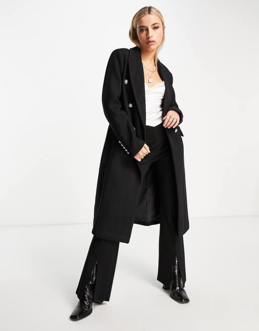 Forever new black clearance coat