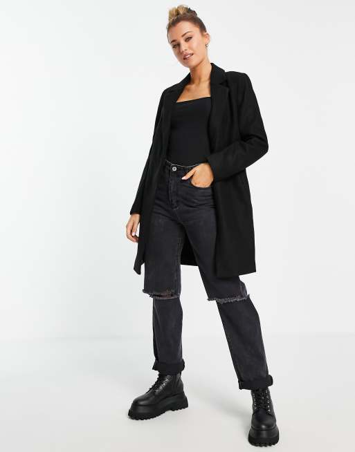 Short tailored coat sale