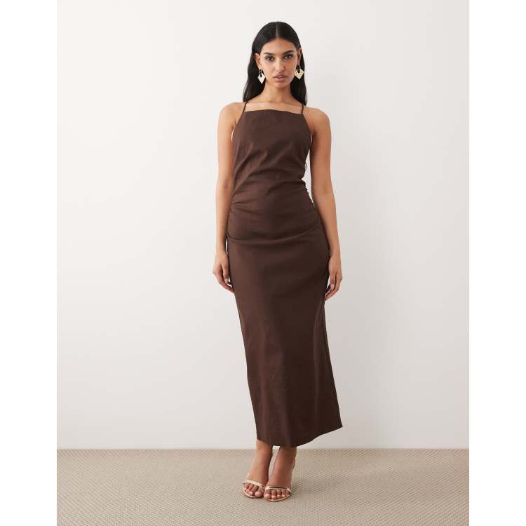 knee length dresses for ladies Yvette Corset Midi Dress main image 1