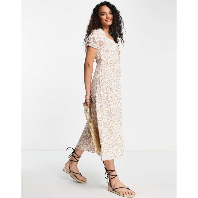 Forever new petite floral printed hot sale tea dress in floral print