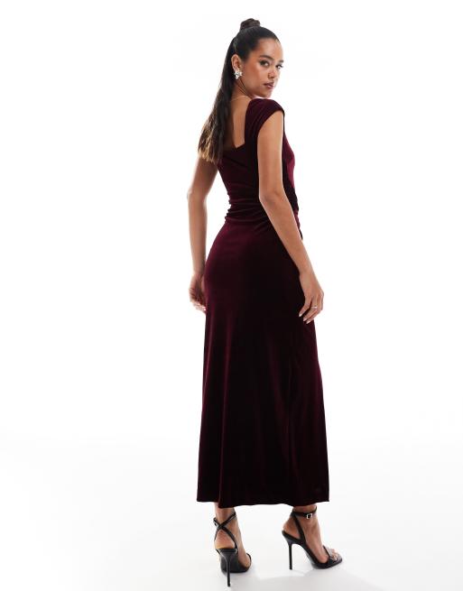 スーツ・フォーマル・ドレス Her lip to Royce Velour Long Dress her lip to Royal Velour Long Dress
