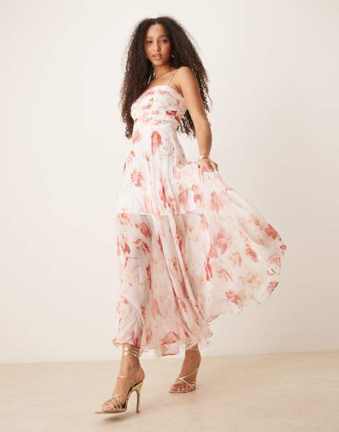 Forever New - Vestito lungo a corsetto con motivo a fiori misti - view 1