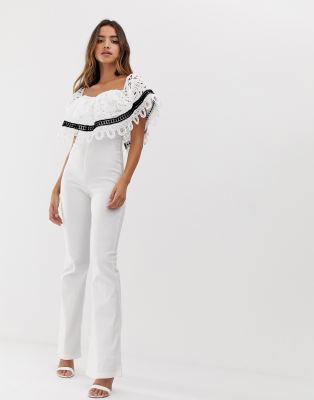 crochet lace jumpsuit