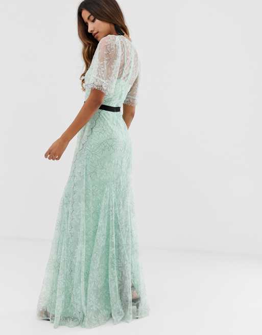 Mint Lace Dress 