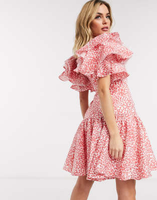 forever unique pink heart dress