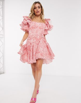 forever unique pink heart dress