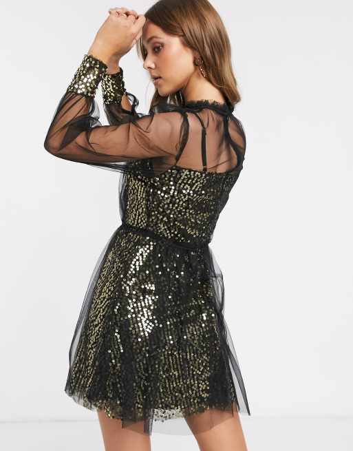 Robe best sale patineuse sequin