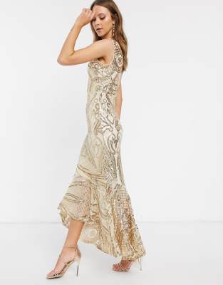 forever glam maxi dress