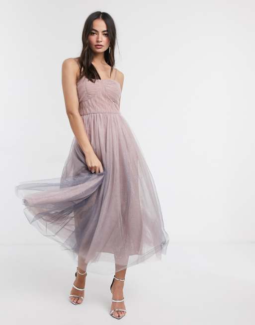 Pink and blue ombre hot sale dress