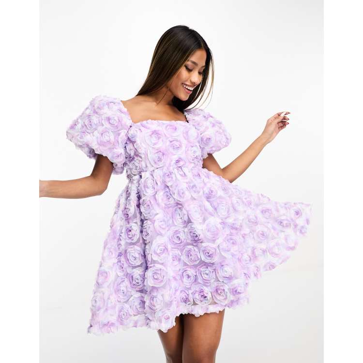 Forever unique floral open back sale mini dress