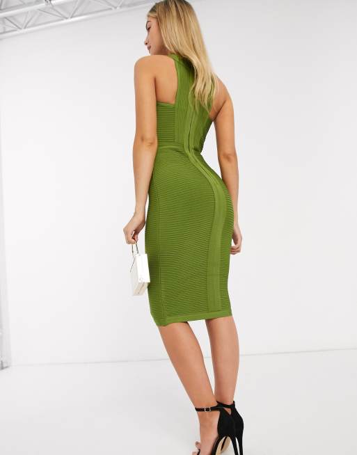 Forever unique shop bandage midi dress