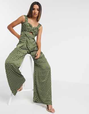 asos polka dot jumpsuit