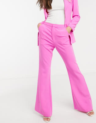 flared suit trousers