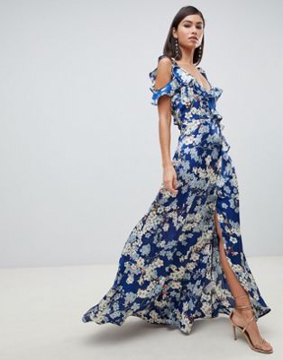 forever unique floral maxi dress
