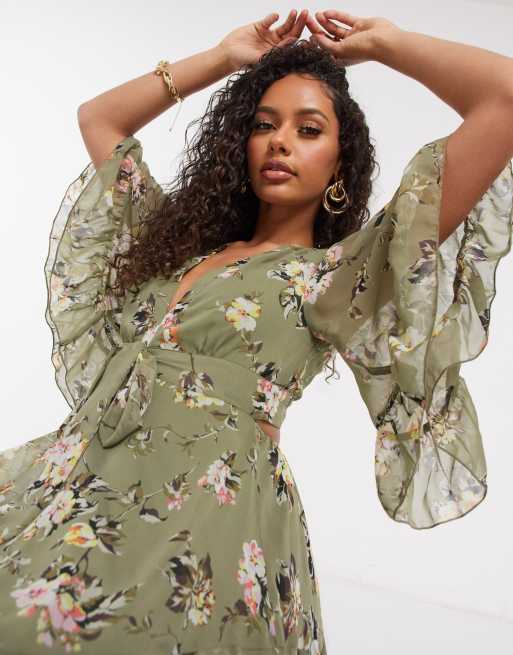 Forever unique clearance floral maxi dress