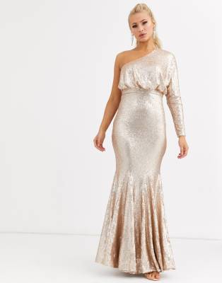 forever unique rose gold dress