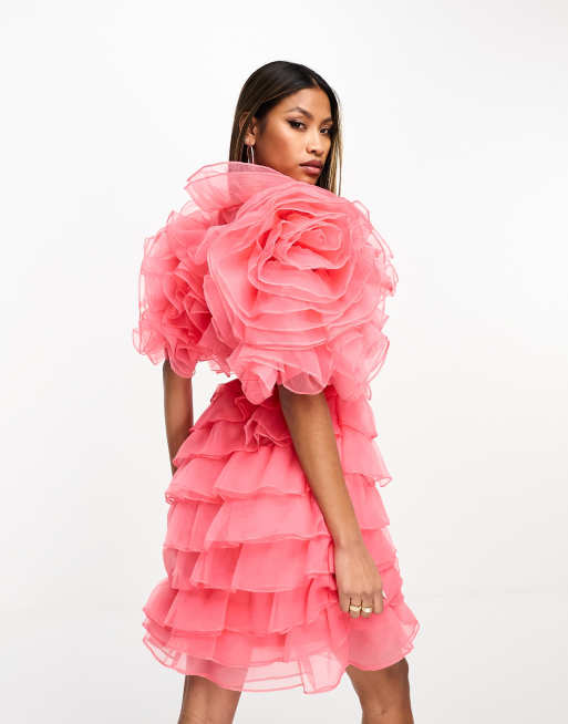Large ruffle dress online