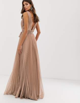 forever unique rose gold dress