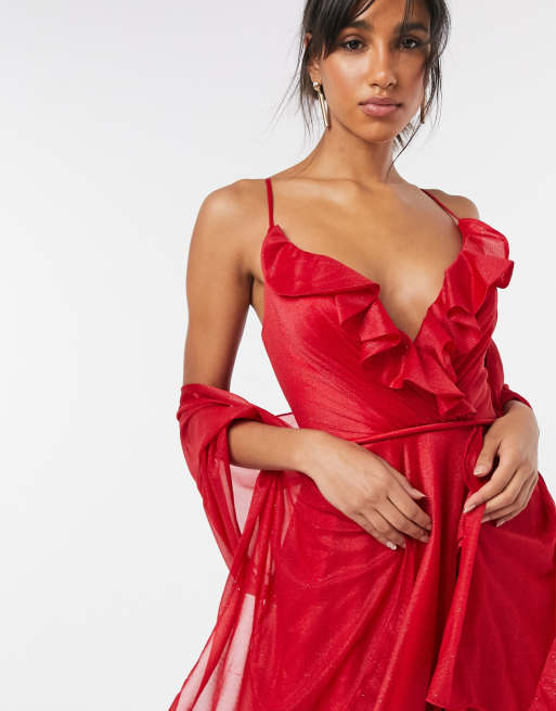 Forever unique red outlet dress