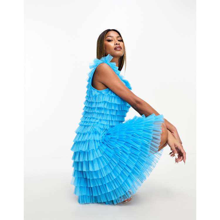 Aqua blue hot sale cocktail dress