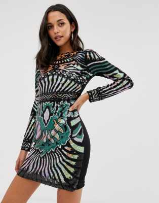 forever unique sequin dress
