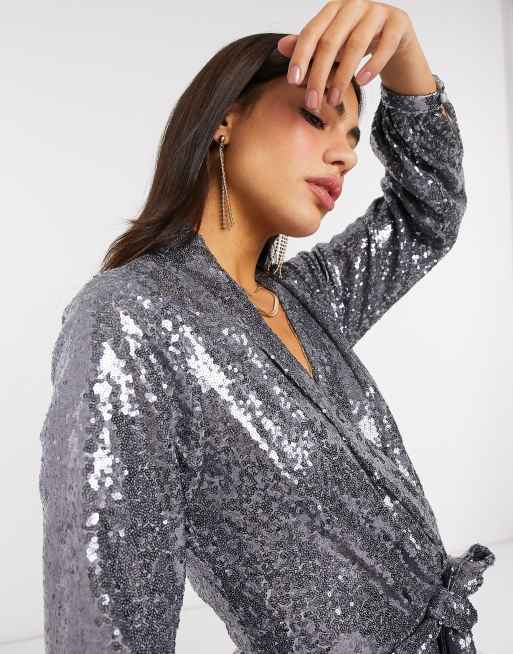 Forever unique shop sequin blazer dress