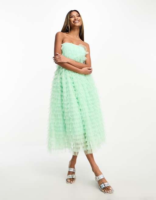 Asos midi tulle dress best sale