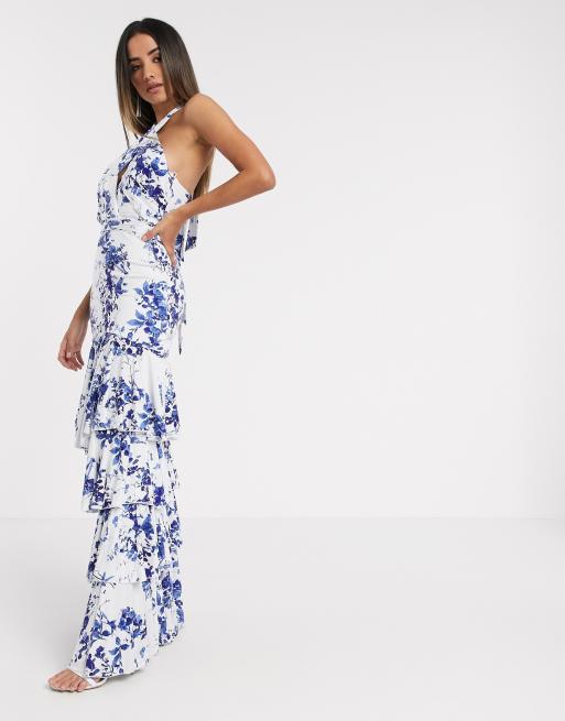 Forever unique shop tiered maxi dress