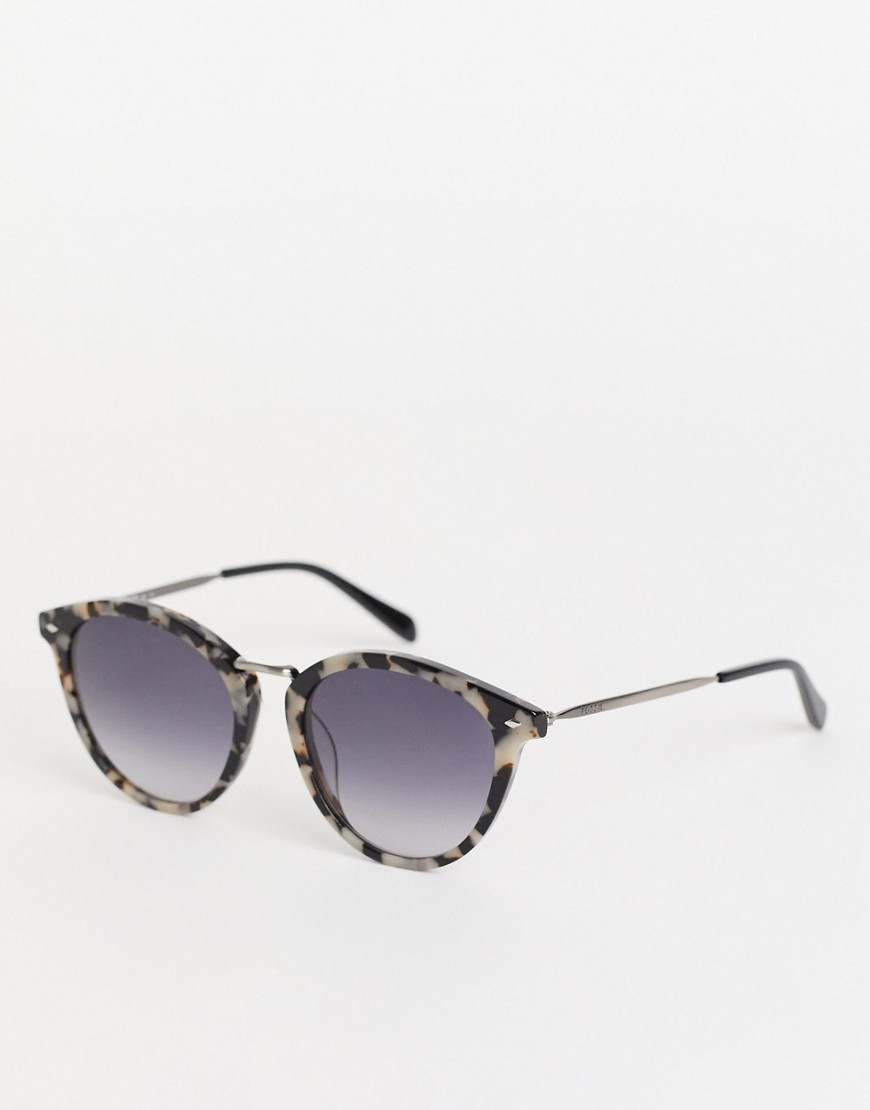 Fossil 2092/G/S patterned frame sunglasses-Multi