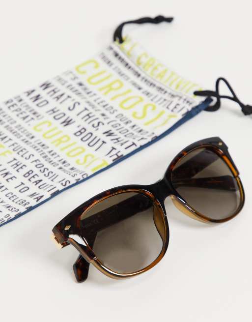 Fossil tortoise shell sunglasses hot sale
