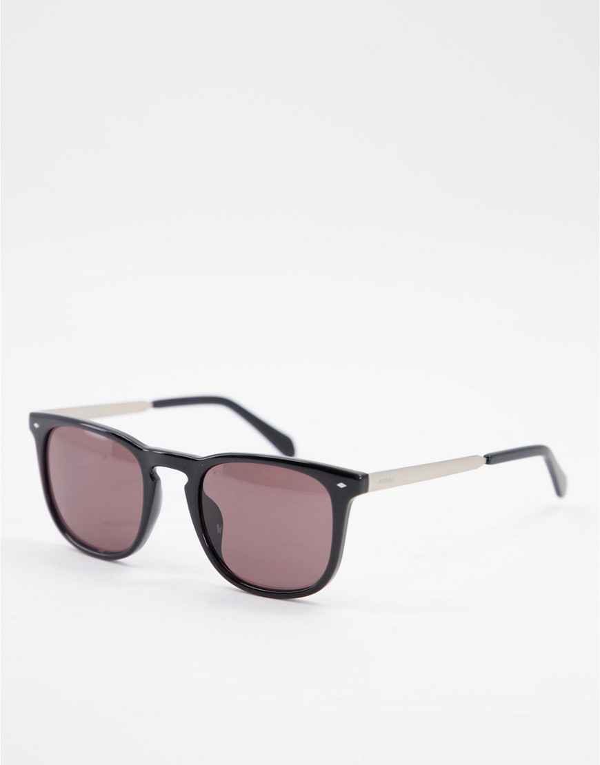 Fossil 3087/S square lens sunglasses-Black