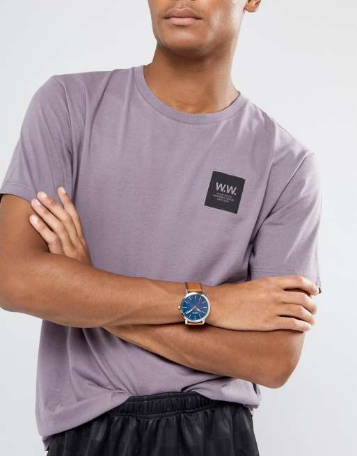 Montre fossil discount homme cadran bleu