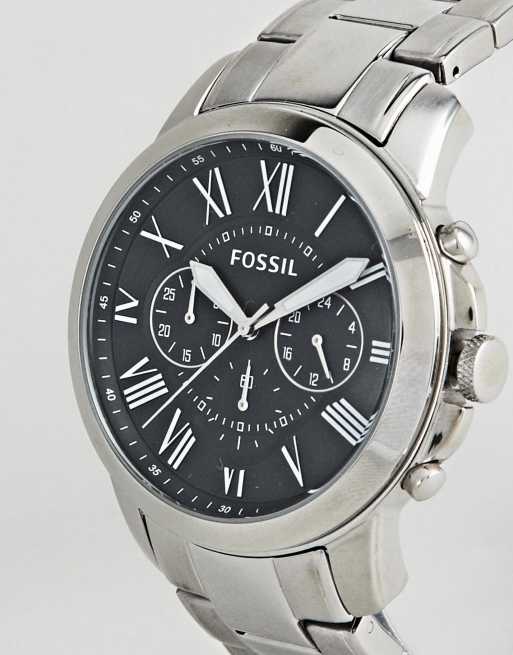 Fossil FS4736IE Grant Bracelet Watch in Silver ASOS