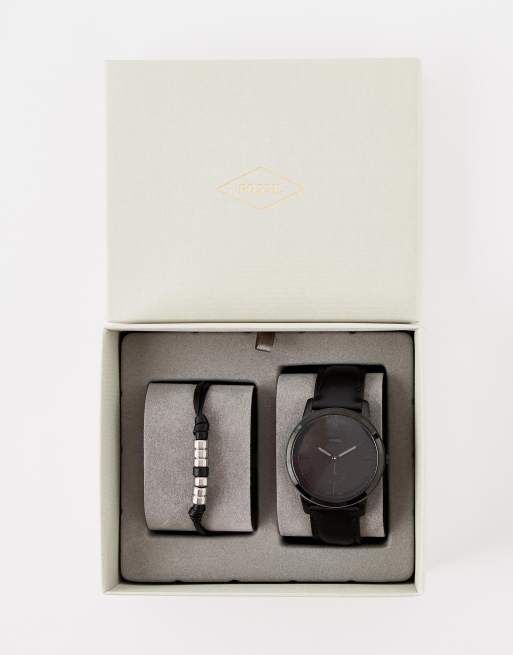 Fossil FS5500SET Coffret cadeau avec bracelet et montre en