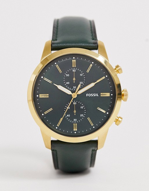Fossil FS5599 Townsman leather watch 44mm