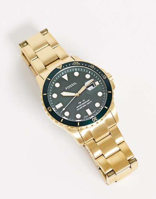 Fossil FS5658 FB-01 bracelet watch in gold