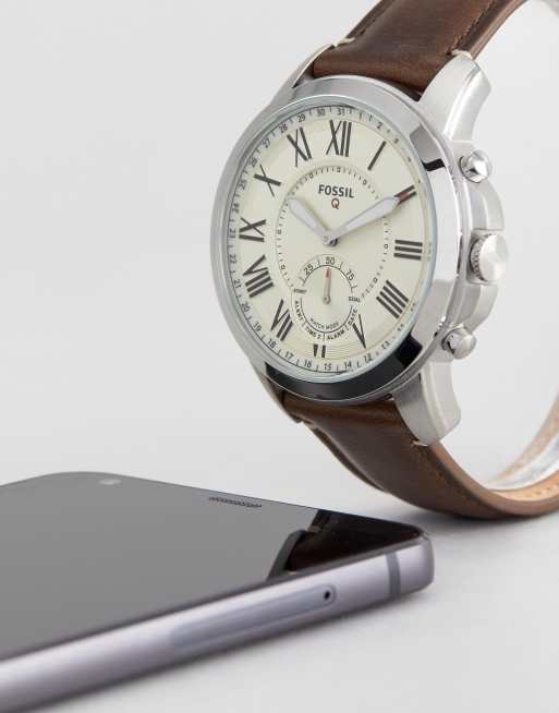 Fossil grant outlet hybrid smartwatch