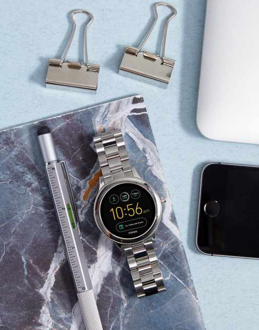 Fossil Q FTW6003 Venture bracelet smart watch in silver