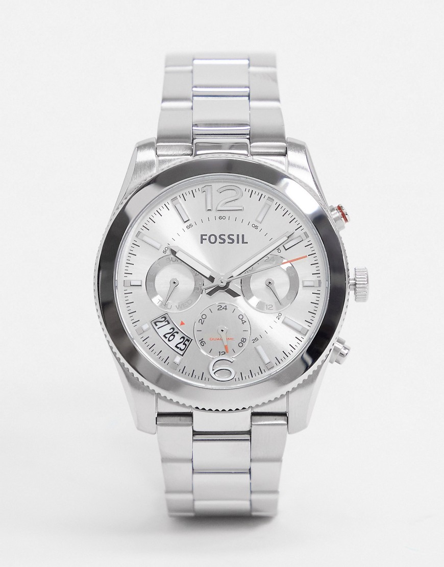 Fossil – Silverfärgad armbandsklocka