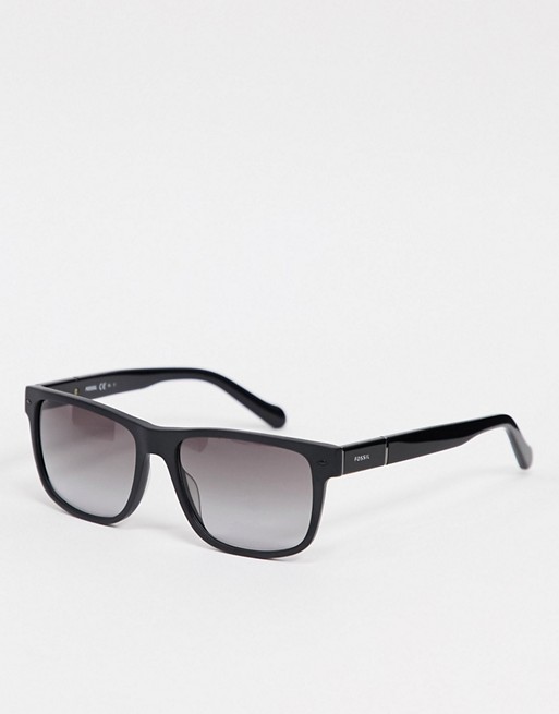 Fossil square sunglasses in black