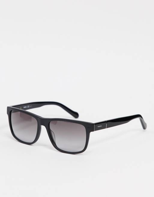 Fossil square sunglasses in black