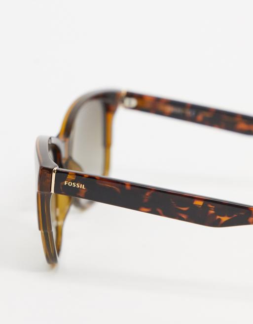 Fossil sunglasses in tortoise shell ASOS