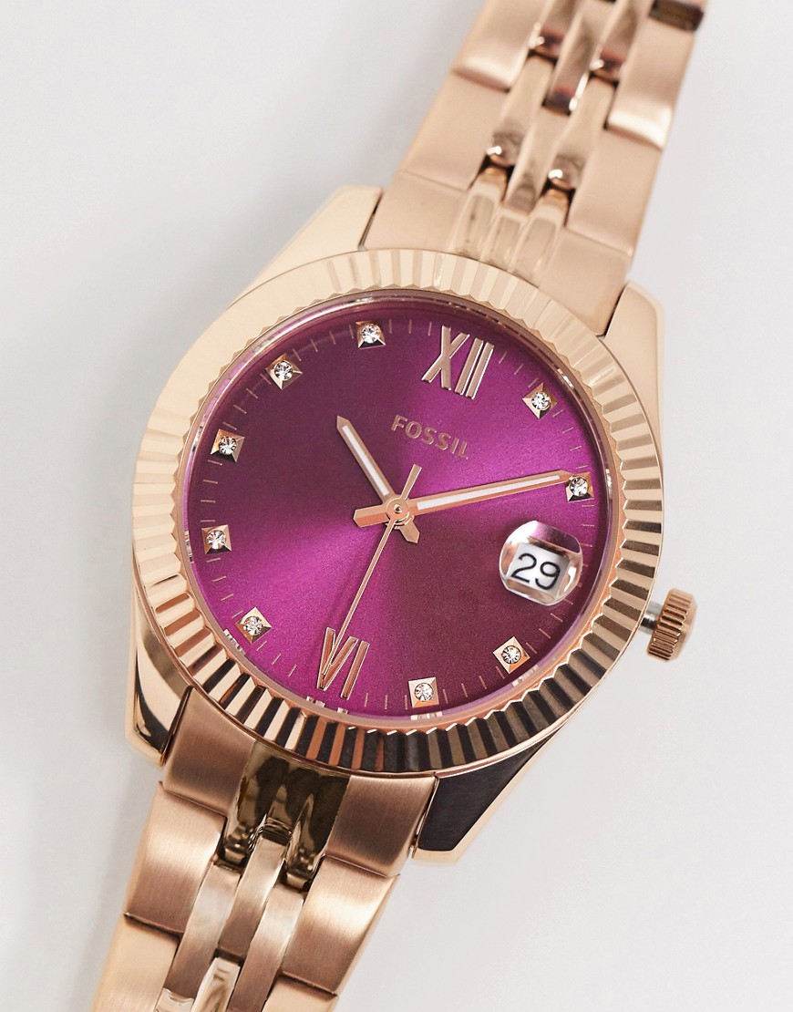 Fossil Womens Bracelet Watch In Gold Es4900