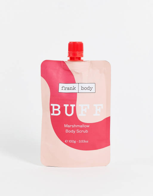 Frank Body – Buff Marshmallow – Liten kroppsskrubb, 100g