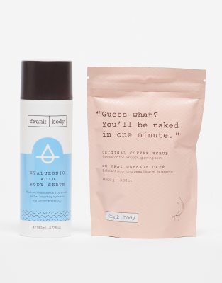 Frank Body Hyaluronic Acid Body Serum 140ml (+free Original Coffee Body Scrub 100g)-no Color