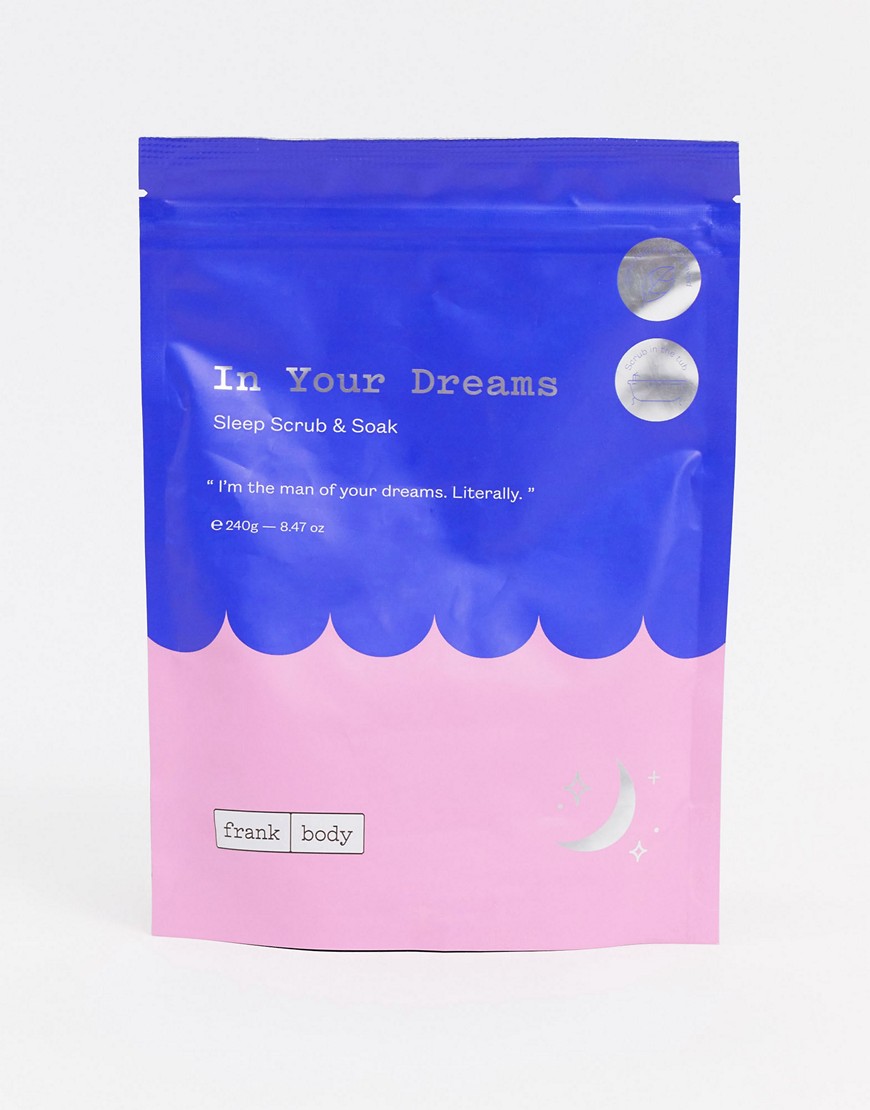 Frank – Body In Your Dreams – Sleepy –Kroppsskrubb med Epsom-salt-Ingen färg