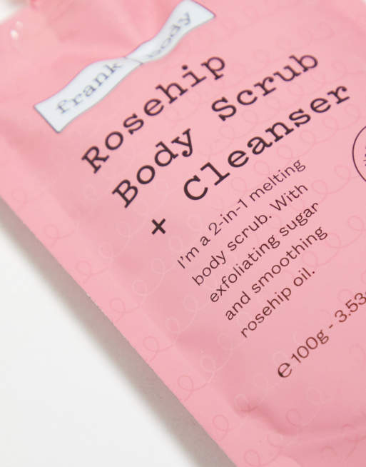 Frank Body – Rosehip – Żel myjący z peelingiem w małym rozmiarze, 100 g, 3 z 4